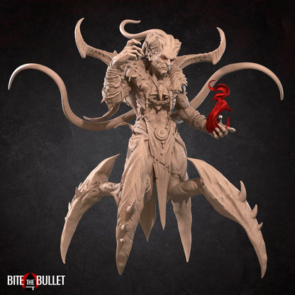 Lord of Destruction, Demon | TABLETOP SCALE | TTRPG Miniature | Bite the Bullet | Unpainted, Unplated Resin 8k