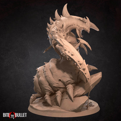Lord of Pain, Demon | TABLETOP SCALE | TTRPG Miniature | Bite the Bullet | Unpainted, Unplated Resin 8k