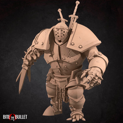 Necromancer Iron Golem | TABLETOP SCALE | TTRPG Miniature | Bite the Bullet | Unpainted, Unplated Resin 8k