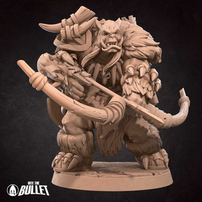 Orc Ranger | TABLETOP SCALE | D&D TTRPG Miniature | Bite the Bullet | Unpainted, Unplated Resin 8k