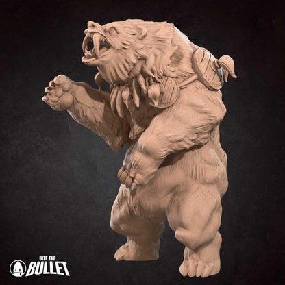 Orc Ranger | TABLETOP SCALE | D&D TTRPG Miniature | Bite the Bullet | Unpainted, Unplated Resin 8k