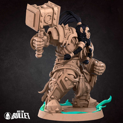Orc Shaman | TABLETOP SCALE | D&D TTRPG Miniature | Bite the Bullet | Unpainted, Unplated Resin 8k