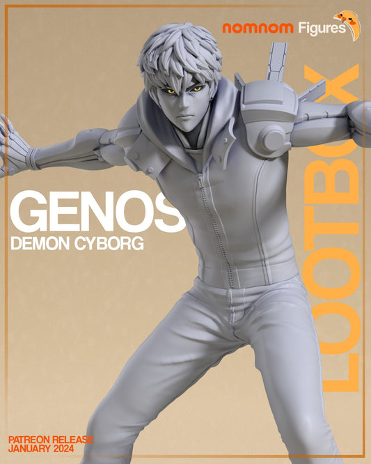 Teenage Cyborg | Resin Garage Kit Figure Anime Manga Fan Art | Nomnom Figures