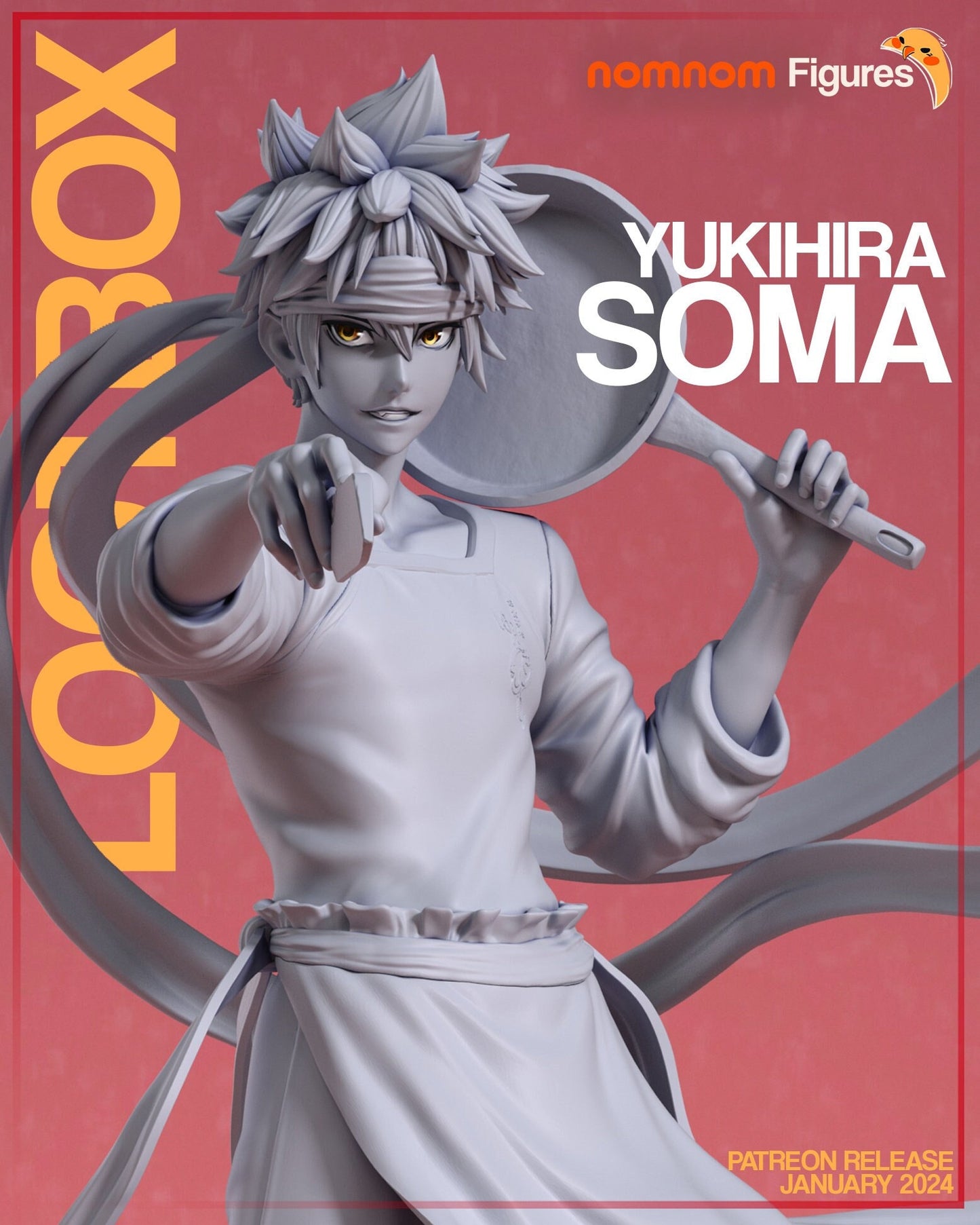 Aspiring Chef | Resin Garage Kit Figure Anime Manga Fan Art | Nomnom Figures