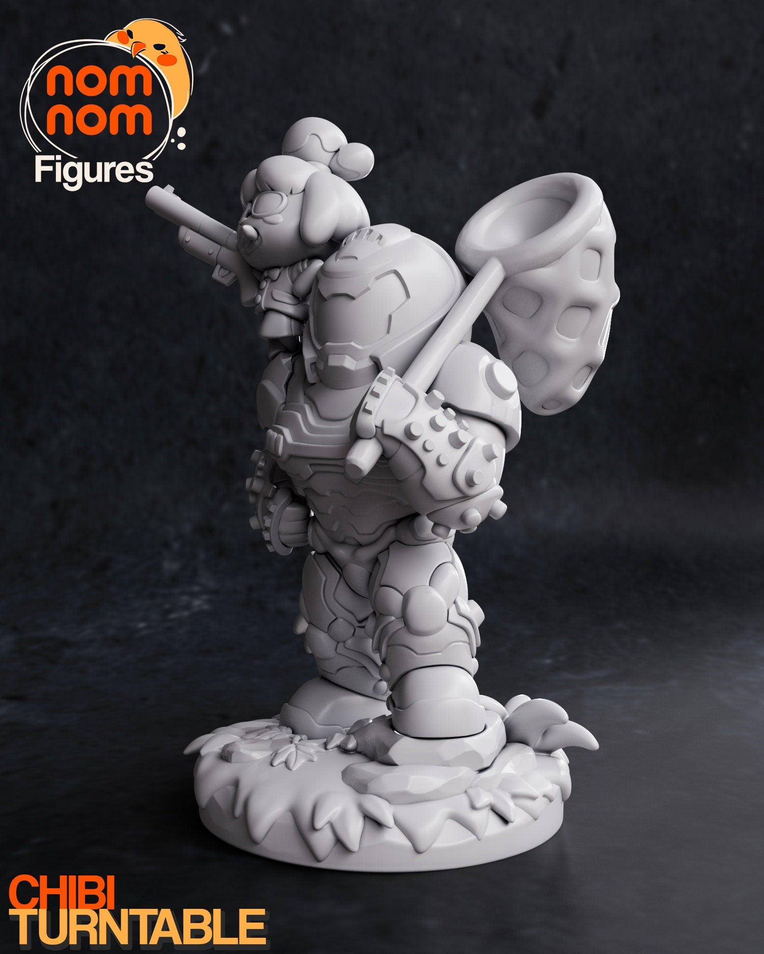 Chibi Doomed Friendship | Resin Garage Kit Figure Video Game Fan Art | Nomnom Figures