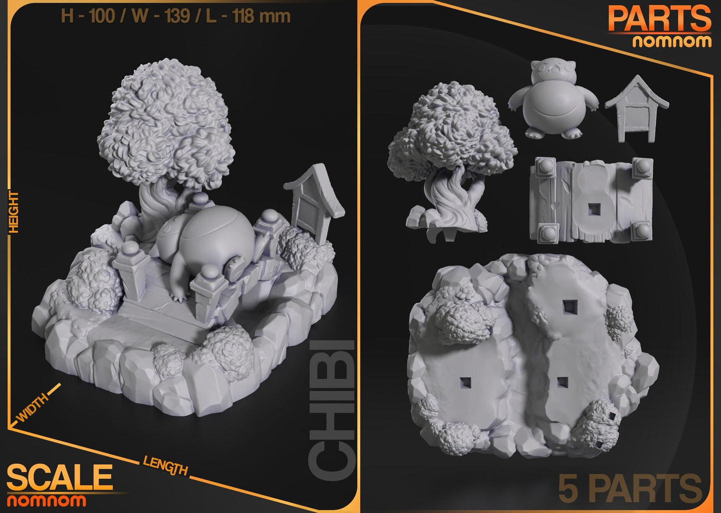 Very Sleepy Guy | Resin Garage Kit Figure Anime Game Fan Art | Nomnom Figures