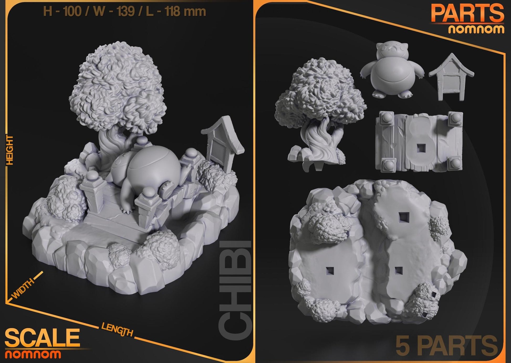 Very Sleepy Guy | Resin Garage Kit Figure Anime Game Fan Art | Nomnom Figures