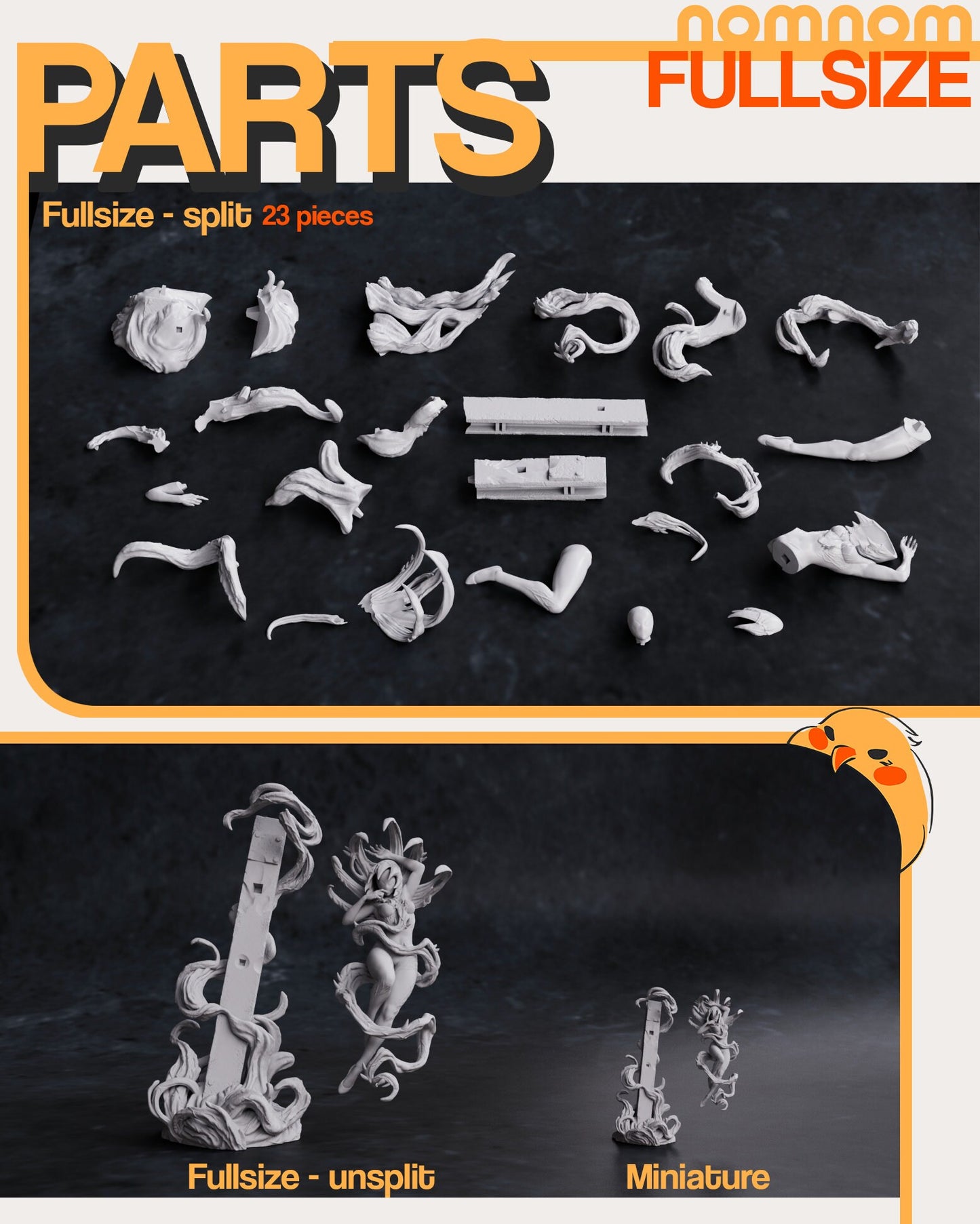 Symbiote Spider Woman | Resin Garage Kit Figure Comic Fan Art | Nomnom Figures