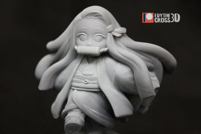 Chibi Demon Sister | Resin Garage Kit Figure Anime Manga Fan Art | Nomnom Figures