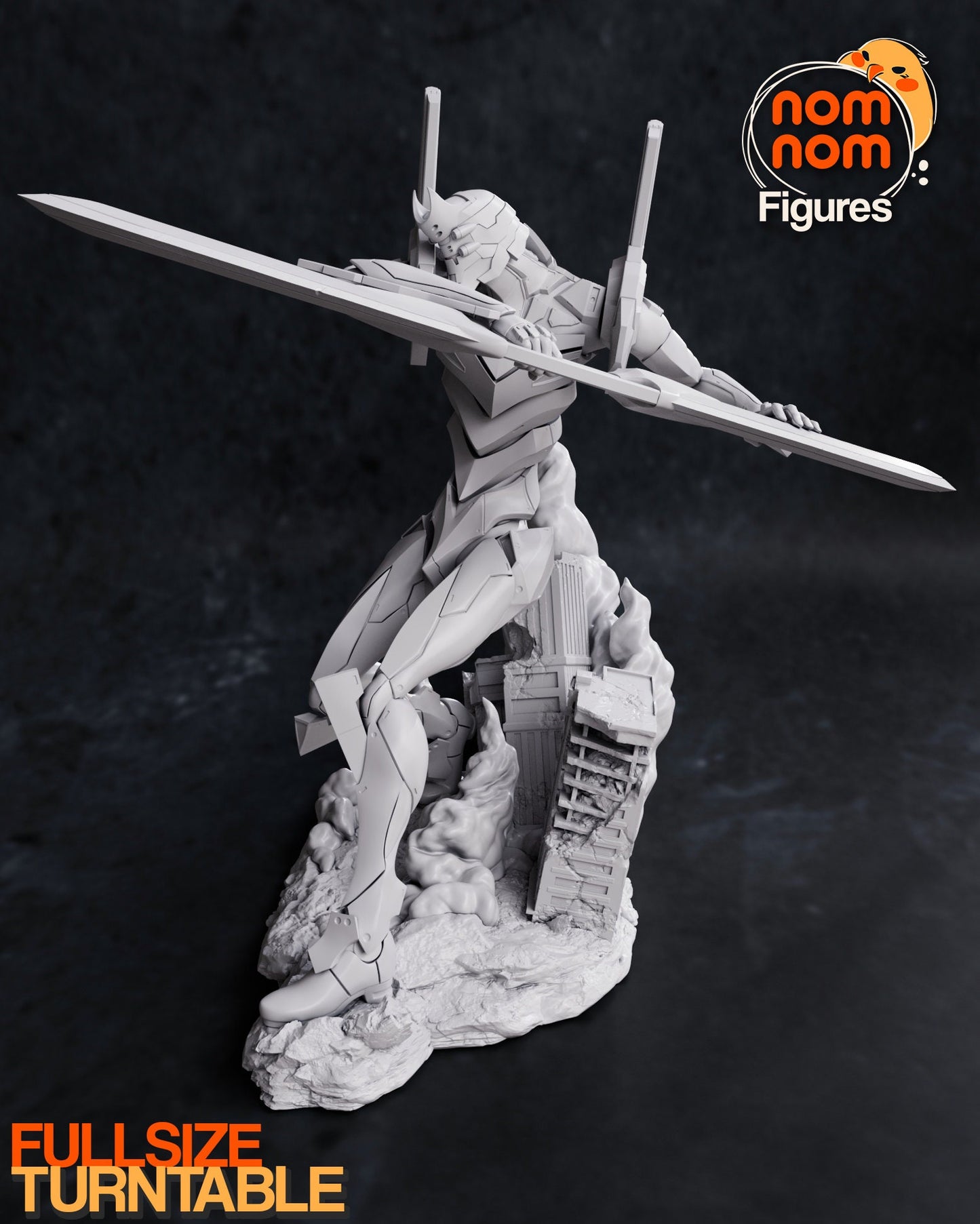 Production Model Unit | Resin Garage Kit Figure Anime Fan Art | Nomnom Figures