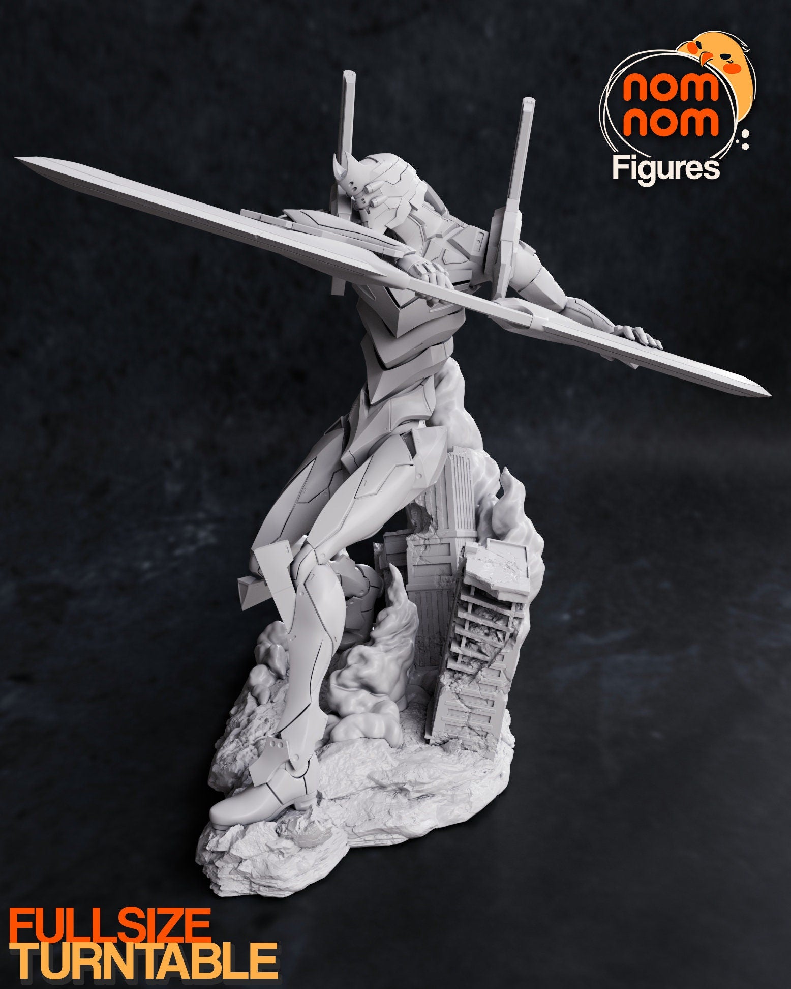 Production Model Unit | Resin Garage Kit Figure Anime Fan Art | Nomnom Figures