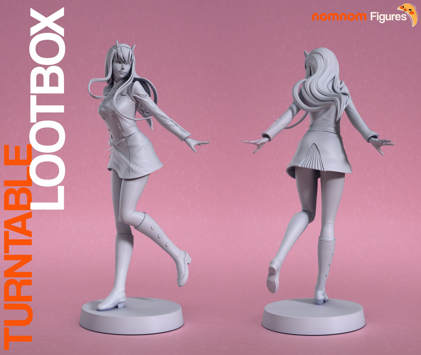 Human-Klaxo Sapien | Resin Garage Kit Figure Anime Fan Art | Nomnom Figures