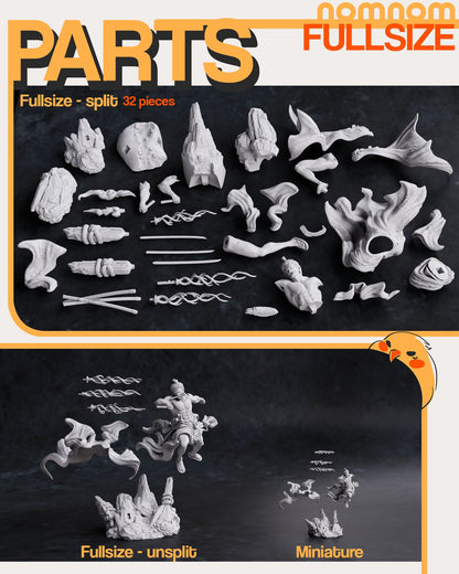 Pirate Hunter | Resin Garage Kit Figure Anime Manga Fan Art | Nomnom Figures