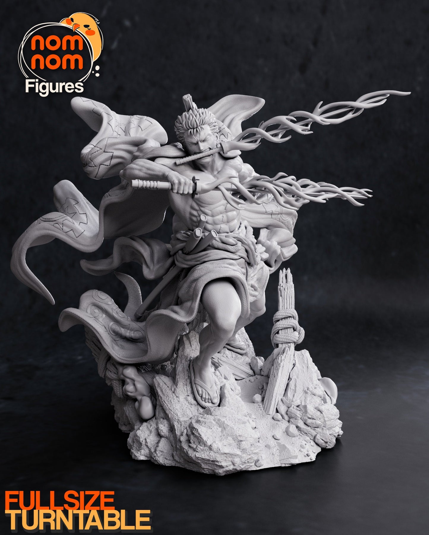 Pirate Hunter | Resin Garage Kit Figure Anime Manga Fan Art | Nomnom Figures