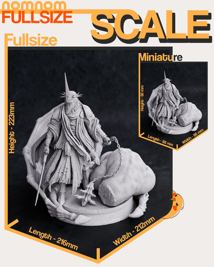Witch King of Angmar | Resin Garage Kit Figure Movie Book Fan Art | Nomnom Figures