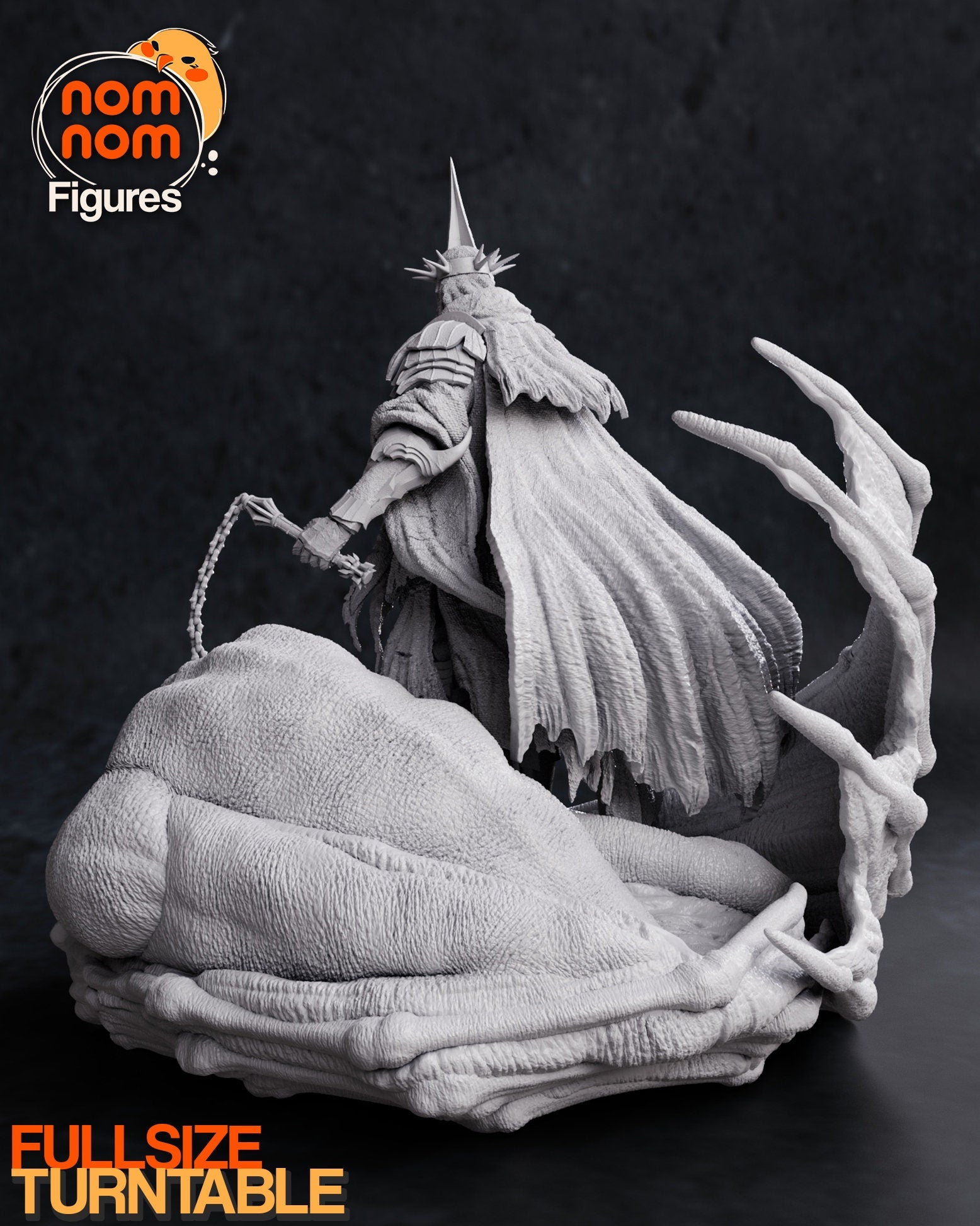 Witch King of Angmar | Resin Garage Kit Figure Movie Book Fan Art | Nomnom Figures