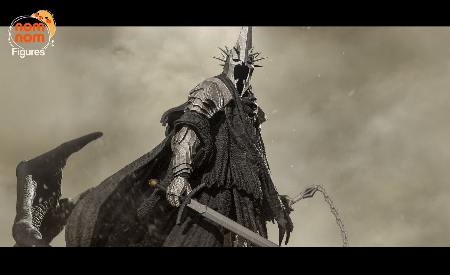 Witch King of Angmar | Resin Garage Kit Figure Movie Book Fan Art | Nomnom Figures