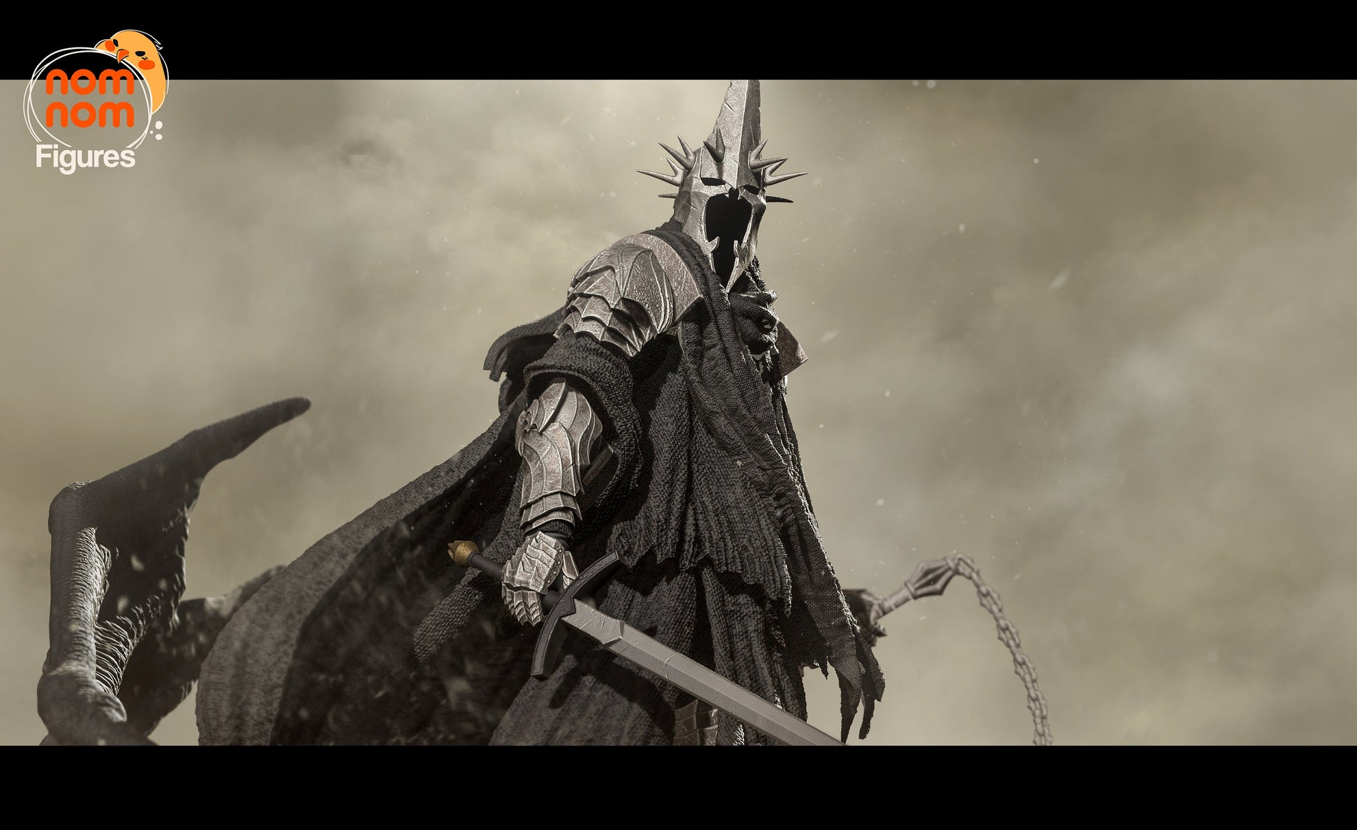 Witch King of Angmar | Resin Garage Kit Figure Movie Book Fan Art | Nomnom Figures