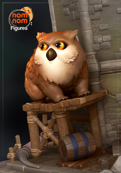 Baby Owlbear | Resin Garage Kit Figure D&D Video Game Fan Art | Nomnom Figures
