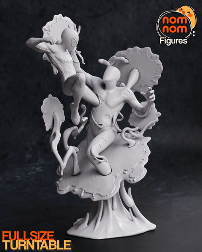 Spider Fighting Villain | Resin Garage Kit Figure Movie Comic Fan Art | Nomnom Figures