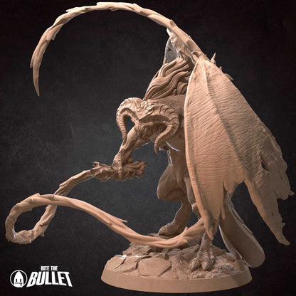 Bullet Rings, Fire Demon | TABLETOP SCALE | TTRPG Miniature | Bite the Bullet | Unpainted, Unplated Resin 8k