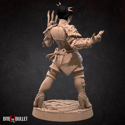 Bullet Hell, Hero Assassin | TABLETOP SCALE | D&D TTRPG Miniature | Bite the Bullet | Unpainted, Unplated Resin 8k
