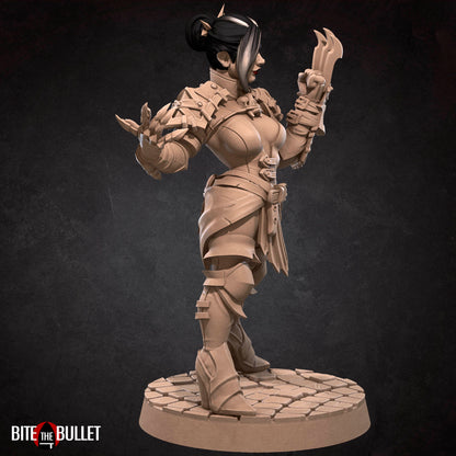 Bullet Hell, Hero Assassin | TABLETOP SCALE | D&D TTRPG Miniature | Bite the Bullet | Unpainted, Unplated Resin 8k