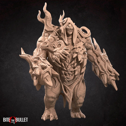 Necromancer Flesh Golem | TABLETOP SCALE | TTRPG Miniature | Bite the Bullet | Unpainted, Unplated Resin 8k