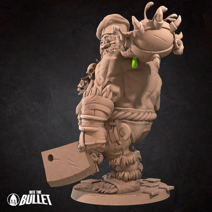 Ogre Chef | TABLETOP SCALE | D&D TTRPG Miniature | Bite the Bullet
