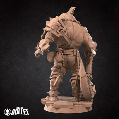 Sharkfolk Bandit | TABLETOP SCALE | TTRPG Miniature | Bite the Bullet | Unpainted, Unplated Resin 8k