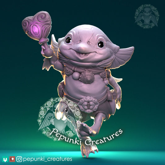 Little Sea Creature | Tabletop or Display Scale | D&D Humblewood TTRPG Miniature | Pepunki Creatures