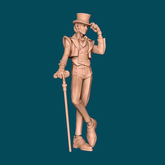 Henri a Mysterious Gentleman | D&D TTRPG Miniature | Awkward Penguin Minis