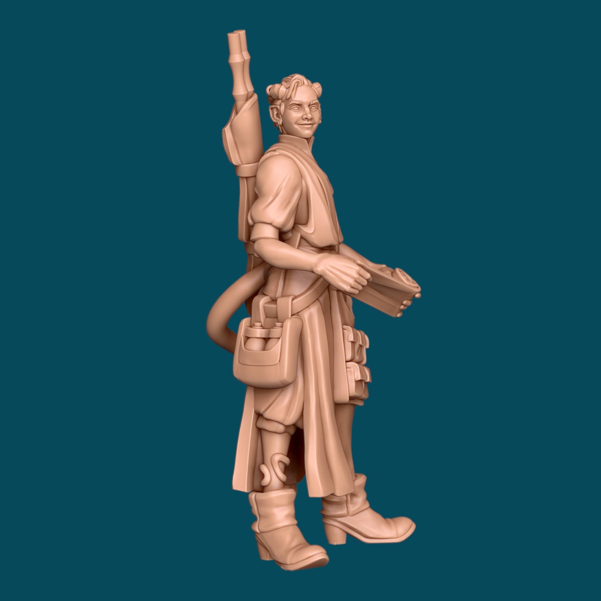 River a Tiefling Medic | D&D TTRPG Miniature | Awkward Penguin Minis