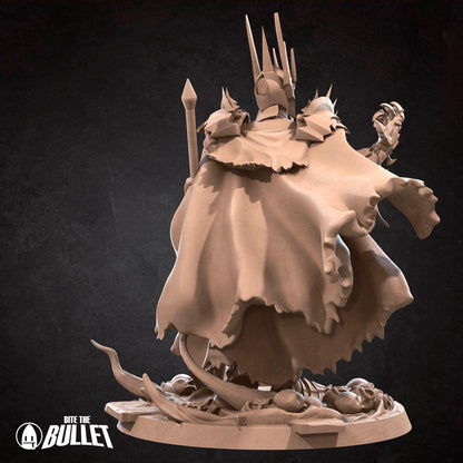 Bullet Rings, Dark Lord | TABLETOP SCALE | TTRPG Miniature | Bite the Bullet | Unpainted, Unplated Resin 8k