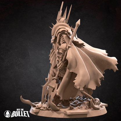 Bullet Rings, Dark Lord | TABLETOP SCALE | TTRPG Miniature | Bite the Bullet | Unpainted, Unplated Resin 8k