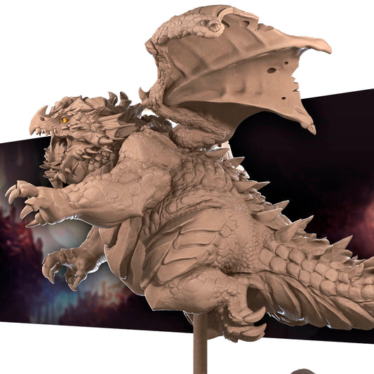 Chonky Dragon | TABLETOP SCALE | D&D TTRPG Miniature | Bite the Bullet