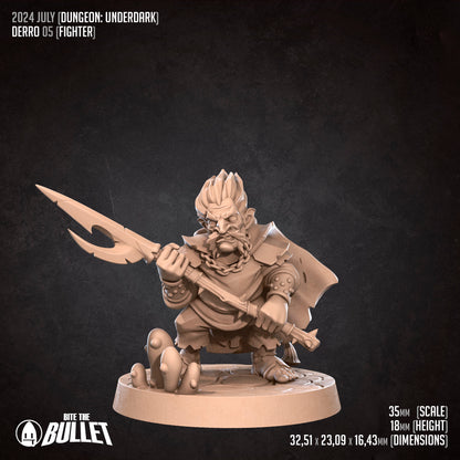 Derros, Underdark Gnomes | TABLETOP SCALE | TTRPG Miniature | Bite the Bullet | Unpainted, Unplated Resin 8k