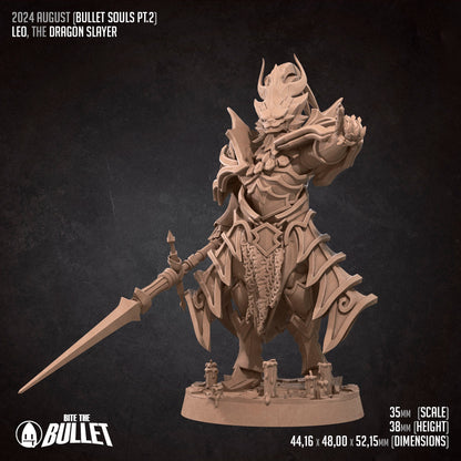 Bullet Dark Souls Dragon Slayer | TABLETOP SCALE | D&D TTRPG Miniature | Bite the Bullet