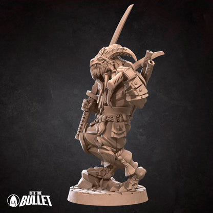 Dragonborn Monk | TABLETOP SCALE | TTRPG Miniature | Bite the Bullet | Unpainted, Unplated Resin 8k