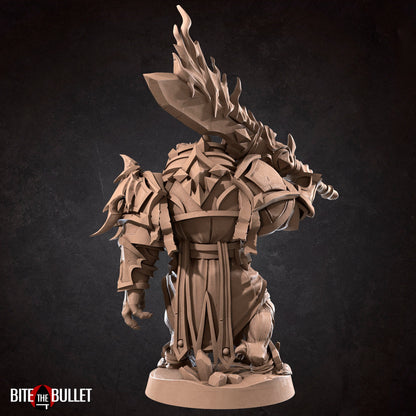 Dragonborn Paladin | TABLETOP SCALE | TTRPG Miniature | Bite the Bullet