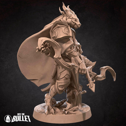 Dragonborn Ranger | TABLETOP SCALE | TTRPG Miniature | Bite the Bullet