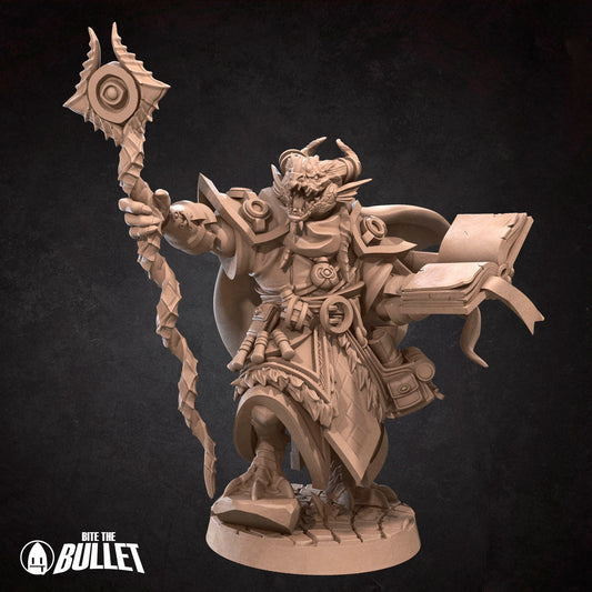 Dragonborn Sorcerer | TABLETOP SCALE | TTRPG Miniature | Bite the Bullet