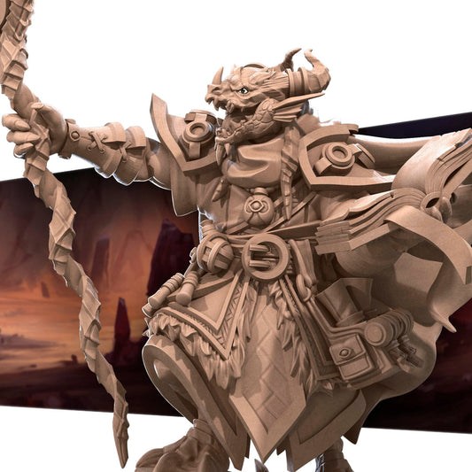 Dragonborn Sorcerer | TABLETOP SCALE | TTRPG Miniature | Bite the Bullet