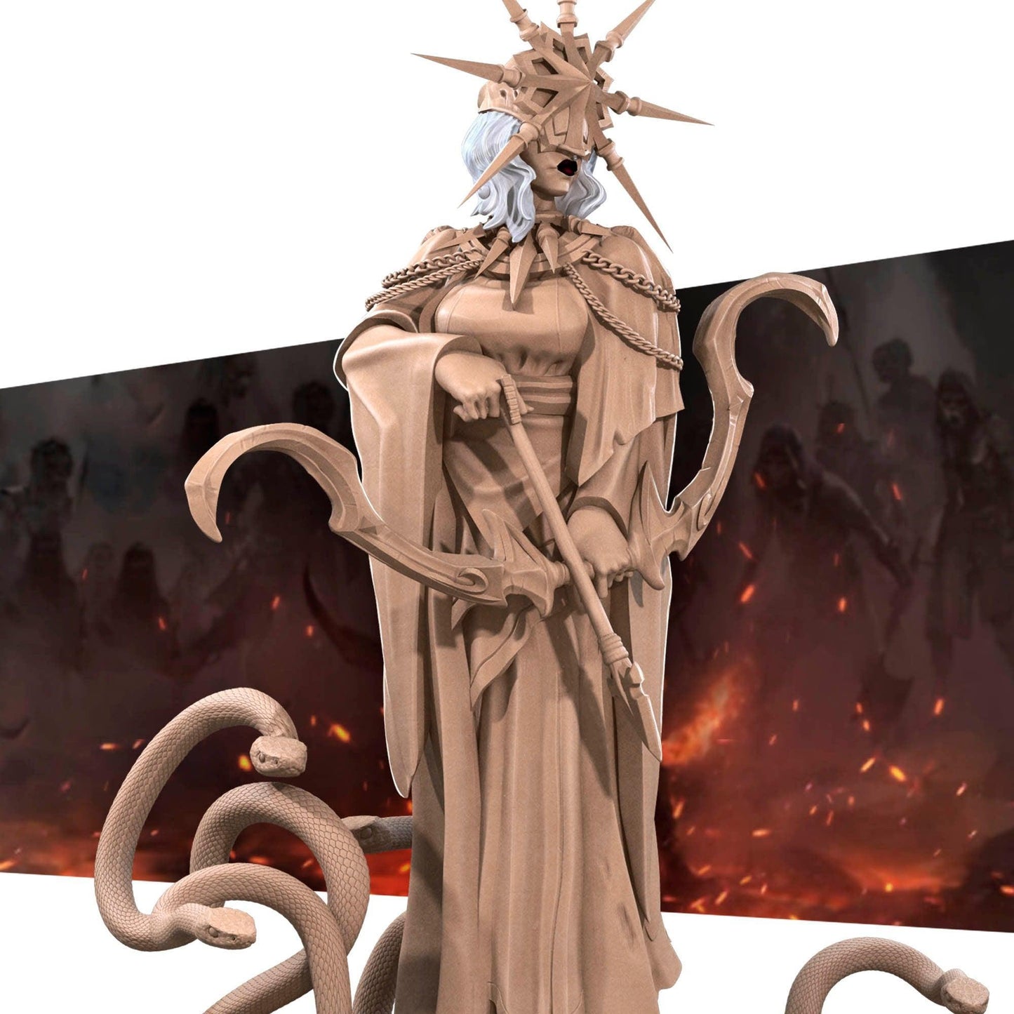 Exotic Bullet Souls Dark Sun | Pinup SFW NSFW Model Miniature | Bite the Bullet