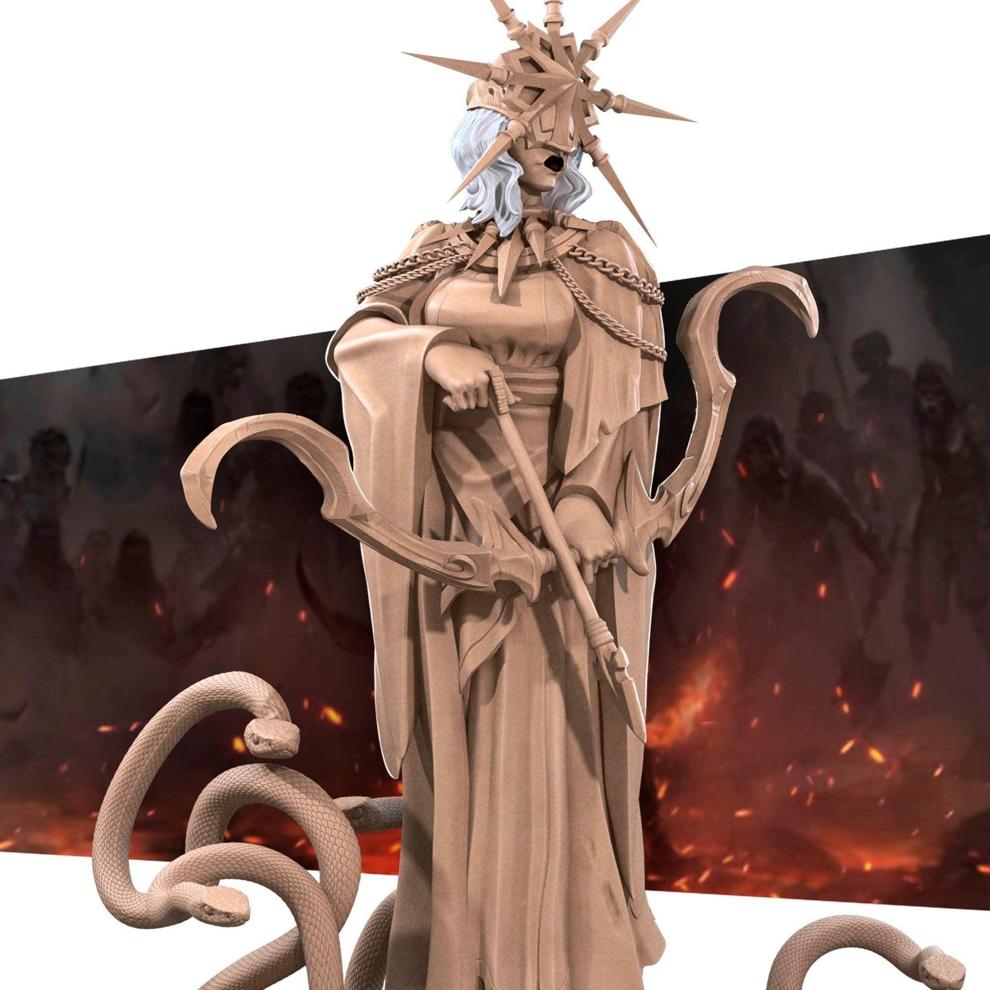 Exotic Bullet Souls Dark Sun | Pinup SFW NSFW Model Miniature | Bite the Bullet