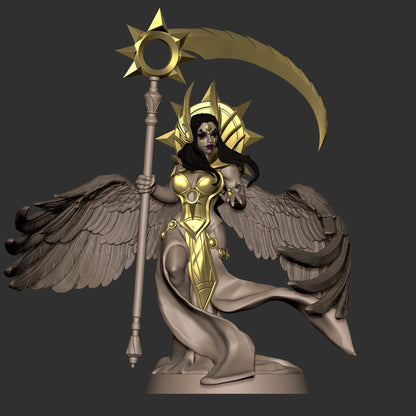 Exxotic Deathpact Angel | Woman Pinup SFW NSFW Model Miniature | Bite the Bullet