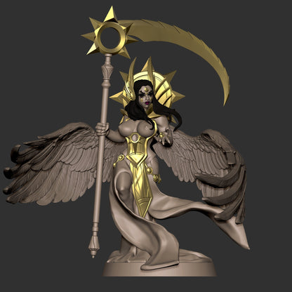 Exxotic Deathpact Angel | Woman Pinup SFW NSFW Model Miniature | Bite the Bullet