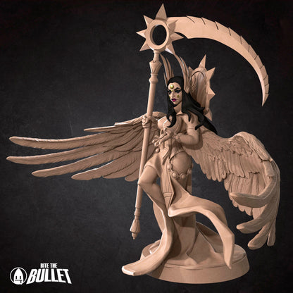 Exxotic Deathpact Angel | Woman Pinup SFW NSFW Model Miniature | Bite the Bullet