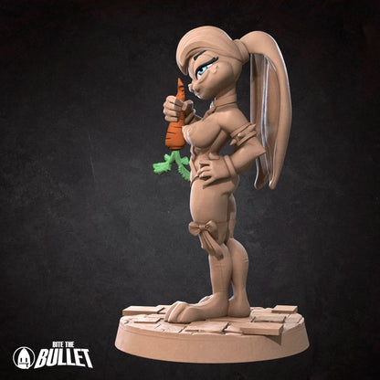 Exxotic Harengon Bunny | Woman Pinup SFW NSFW Model Miniature | Bite the Bullet