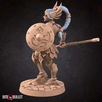 Exxotic Bullet Hell Amazon Hero | Woman Pinup SFW NSFW Model Miniature | Bite the Bullet